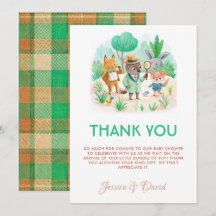 Little Explorer Forest detektiv Boy Baby Shower