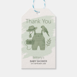Little Explorer Is On The Way Baby Shower Presentetikett