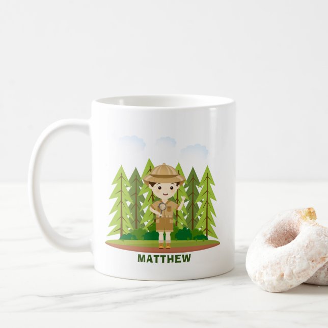 Little Explorer Kaffemugg (Med munk)