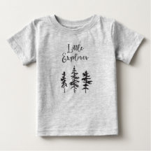 Little Explorer, Woodland Träd Baby Shirt