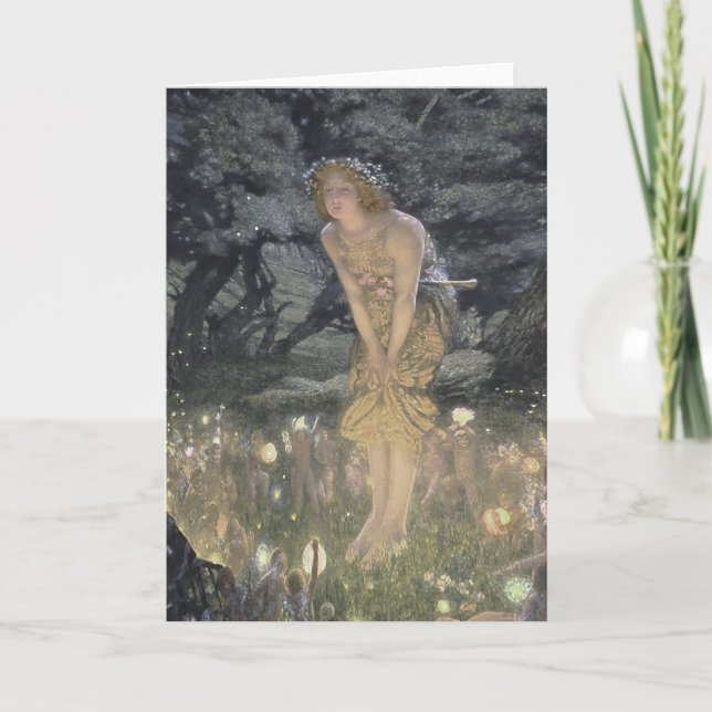 Little Fairy Angel and Girl Kort (Framsida)