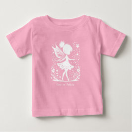 Little Fairy Blommigt Baby T-Shirt