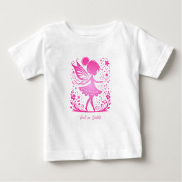 Little Fairy Blommigt Baby T-Shirt