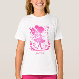 Little Fairy Blommigt Girl T-Shirt