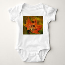 Little Fall Blating Personlig Baby Bodykostym T Shirt