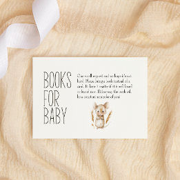 Little Farm Nursery Animals Bokar for Baby Shower Anteckningskort