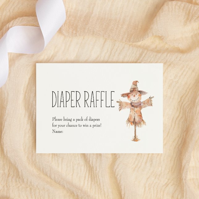 Little Farm Nursery Baby Shower Diaper Raffle Note Anteckningskort (Skapare uppladdad)