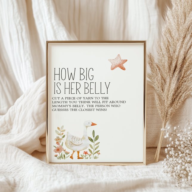 Little Farm Nursery Baby Shower Spel Skylt (Skapare uppladdad)