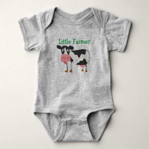 Little Farmer Cow Bodykostym T Shirt