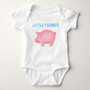 Little Farmer Gris Anpassningsbar Bodykostym T Shirt