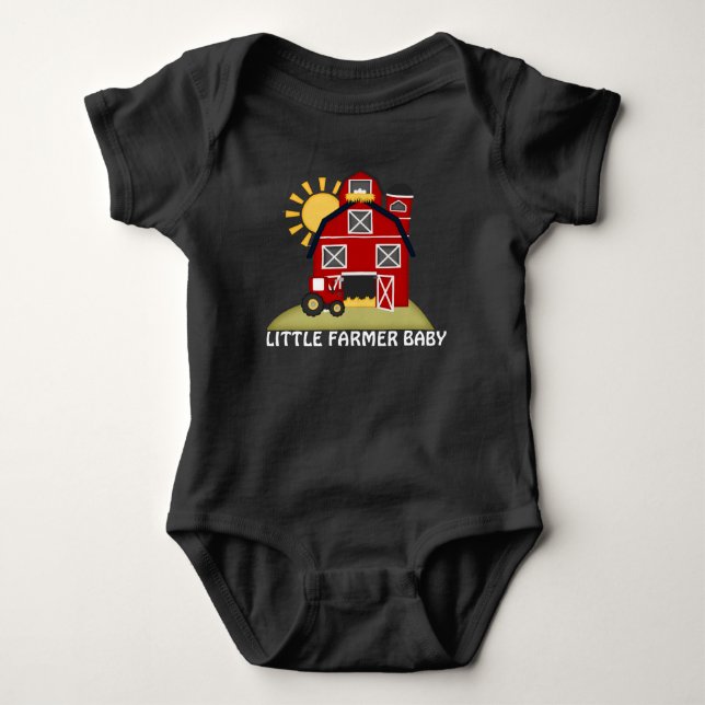 Little Farmer land baby bodydress Tee Shirt (Framsida)