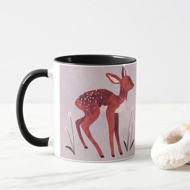 Little Fawn Whimsical Mug Mugg (Med munk)