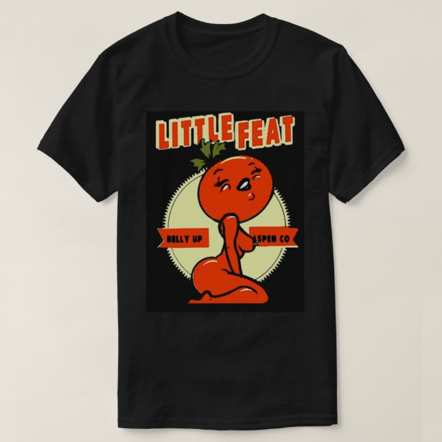 Little Feat Sten Band Lowell George bildade Sen Di T Shirt (Design framsida)