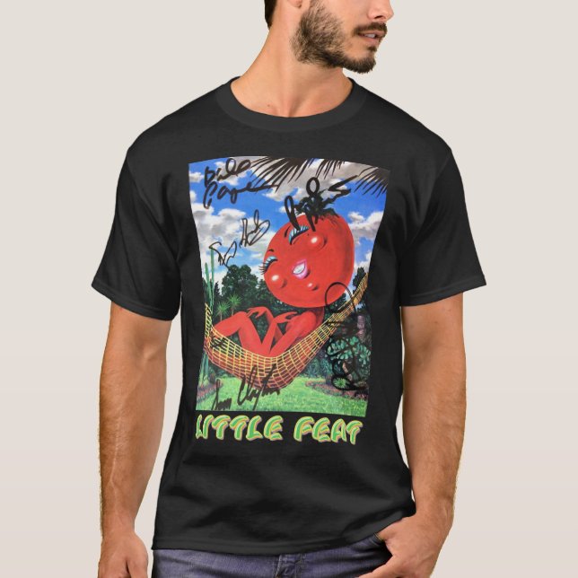 Little Feat Sten Band Lowell George bildade Sen Di T Shirt (Framsida)