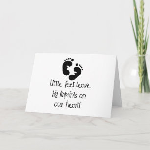 Little Feet Big Imprint Black Kort