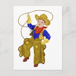 Little Fifties Stil Cowboy Vykort