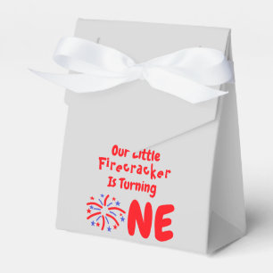 Little Firecracker 1st Birthday Presentaskar