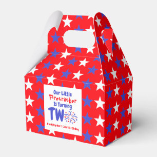 Little Firecracker 2:a födelsedagen Presentaskar