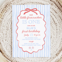 Little Firecracker 4:e juli 1:a födelsedagen