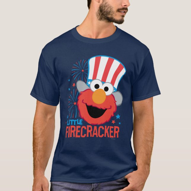 Little Firecracker Elmo T-shirt (Framsida)