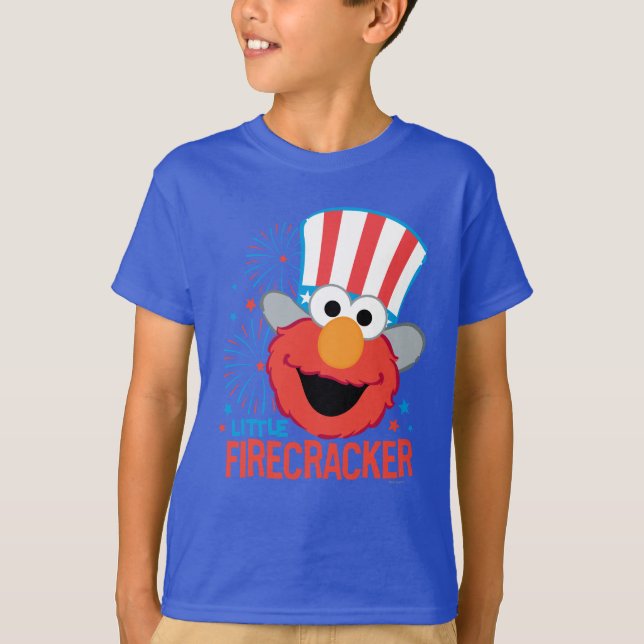 Little Firecracker Elmo T Shirt (Framsida)