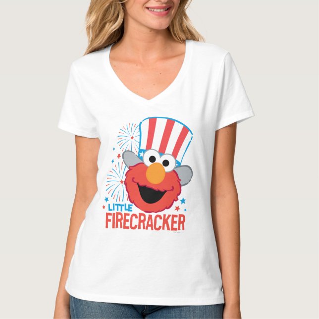 Little Firecracker Elmo Tee Shirt (Framsida)