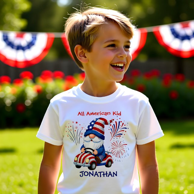 Little Firecracker Gnome Kid  T Shirt (Skapare uppladdad)