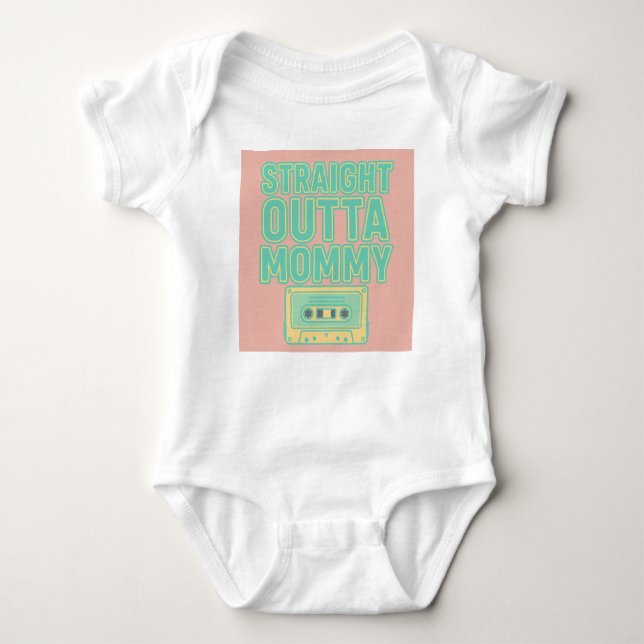 Little Firecracker – Soft Cotton Baby Jersey T Shirt (Framsida)