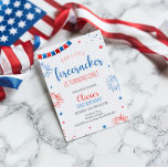 Little Firecracker | Sommar Barns födelsedag Party Inbjudningar<br><div class="desc">Få redot att tända upp himlar med vår "Little Firecracker" Sommarinbjudan till Barns födelsedag! Fira i stil med denna perfekt blandning av 1:a födelsedag och Independence day-anda. Vare sig det är en sommarfödelsedag eller en 4:e juli-bäckenet, så är det här inbjudan ett steg för ett festligt tillfälle. Med rött, vitt...</div>
