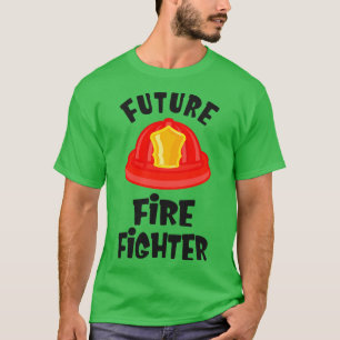 Little Firefighter Kids Fire Brigade Boys T Shirt