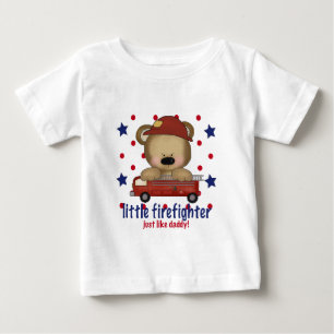 Little Firefighter precis som pappa T-shirt