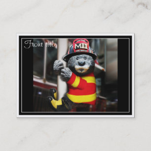 Little Firefighter Visitkort