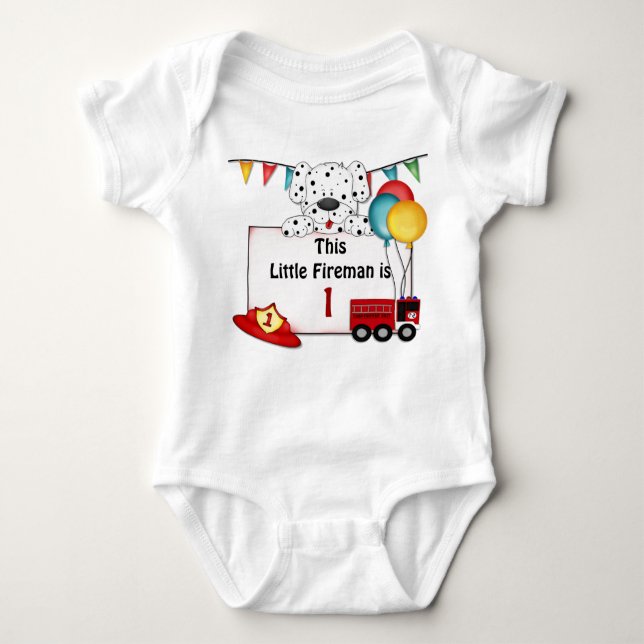 Little Fireman Dalformation - Anpassa T-shirt (Framsida)