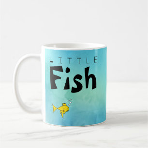 Little Fish Big Fish Funy Kaffemugg