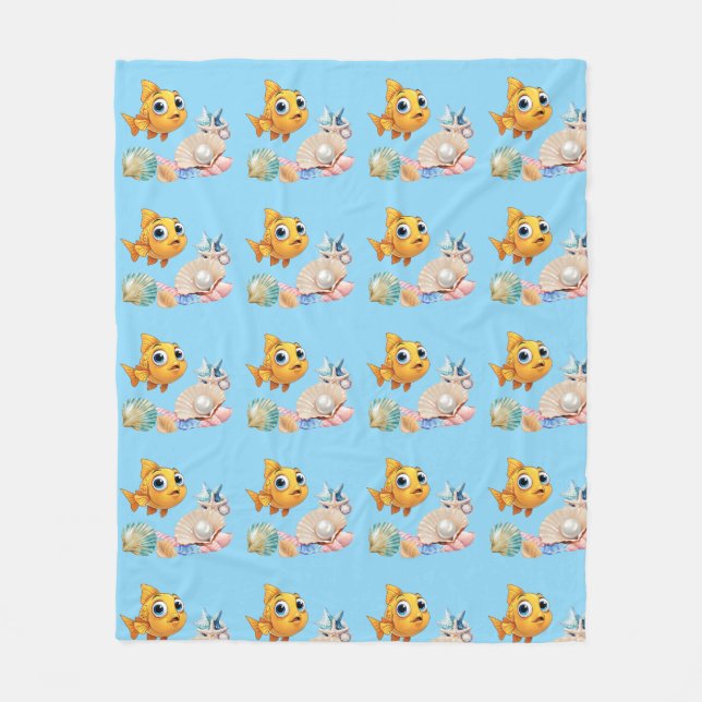  Little Fish Fleece Blanket (Framsidan)