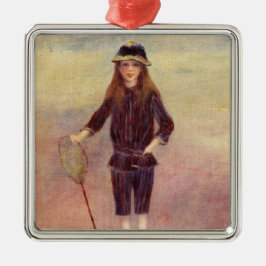 "Little Fishergirl" (av Pierre-August Renoir) Julgransprydnad Metall