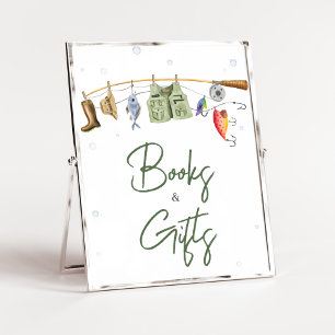Little Fisherman Baby Shower Bokar och Gifts Poster