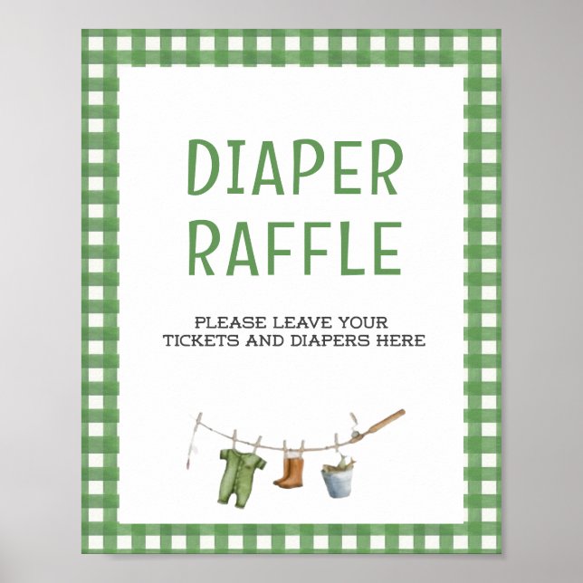 Little Fisherman Baby Shower Books for Baby  Poster (Framsidan)