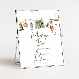Little Fisherman Baby Shower Mamma Osa Pub Poster