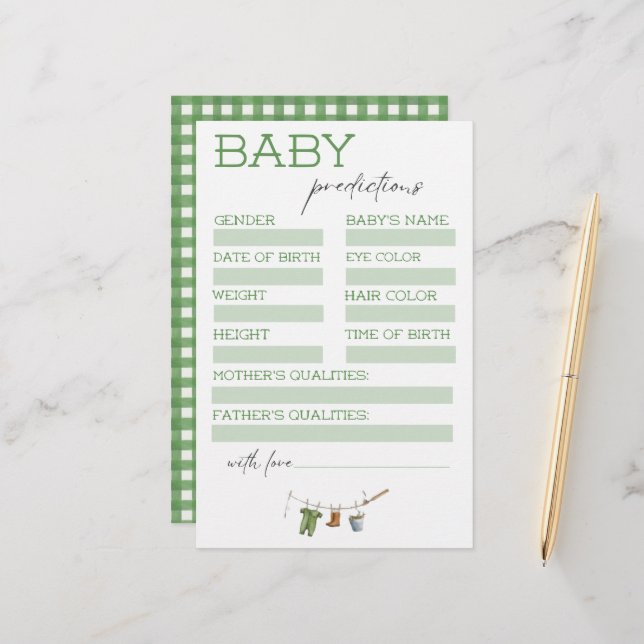 Little Fisherman Baby Shower Predictions (Fram/Back In Situ)