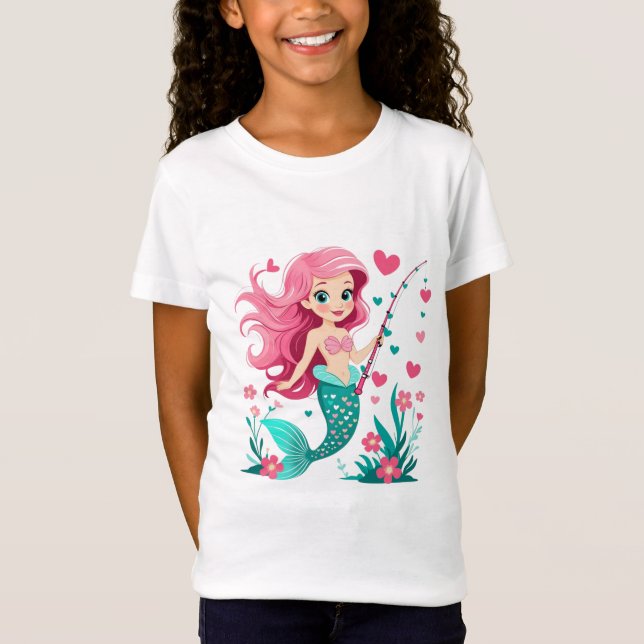  Little Fishing Princess Tee (Framsida)