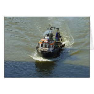 Little Fishing Trawler Hälsningskort