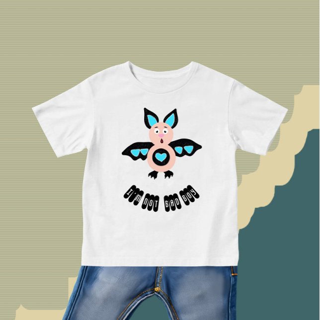 Little fladdermus boy t shirt (Skapare uppladdad)