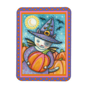 LITTLE FLADDERMUS CAT KITTEN, CUTE & COLORFUL MAGNET