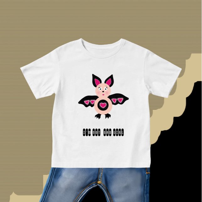 Little fladdermus flicka t shirt (Skapare uppladdad)