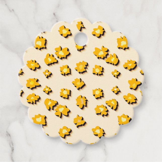 Little Flowers Gåvor Etiketter (Framsida)