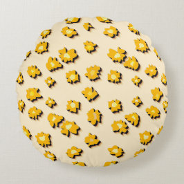 Little flowers rund kudde