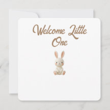 Little Forest Friends Baby Målstens Kort – Välkomm