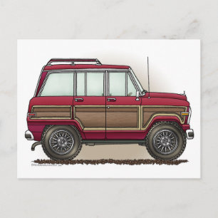 Little Four Wheel Station Wagon Vykort