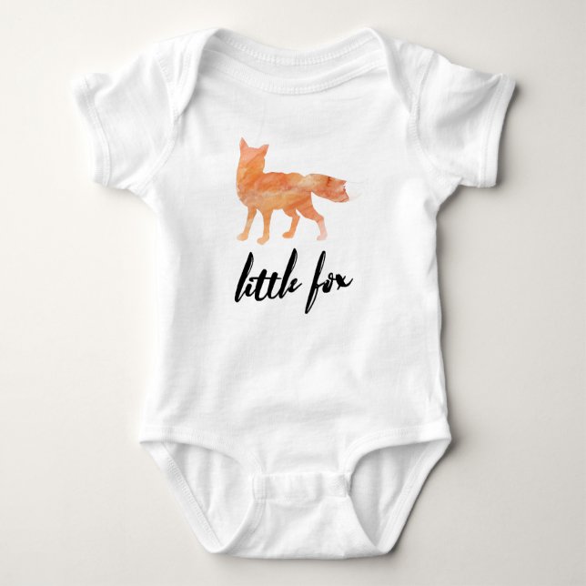Little Fox Baby Romper T-shirt (Framsida)